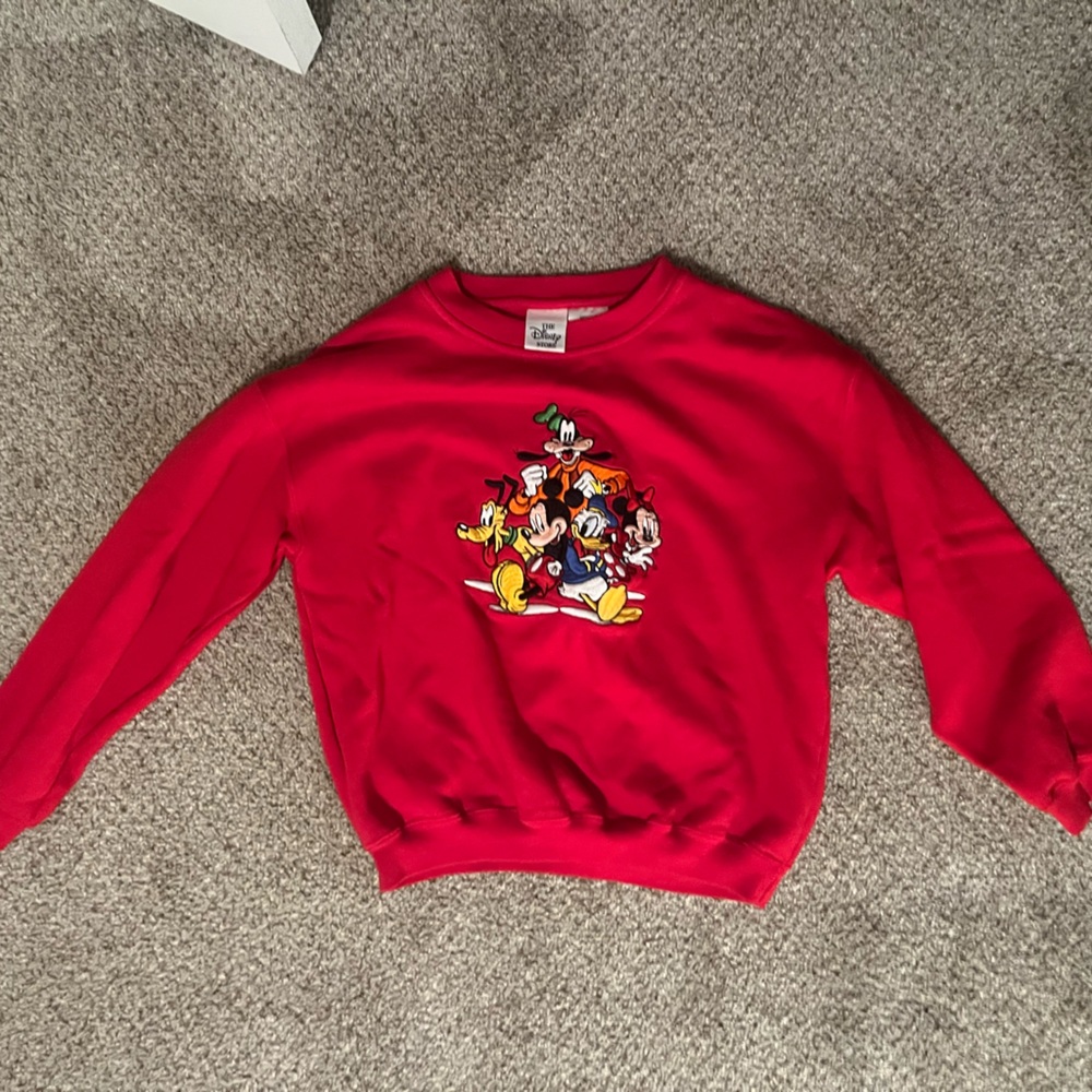 Vintage Disney Store Red Sweatshirt